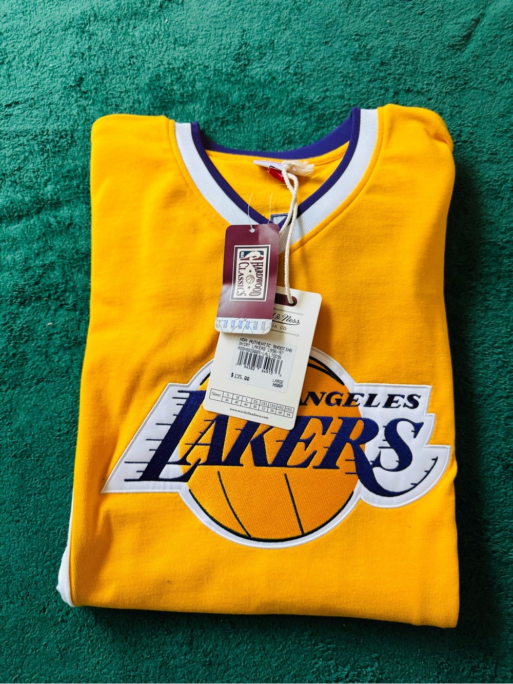 Los Angeles Lakers 50th anniversary logo edition Crewneck T-shirt